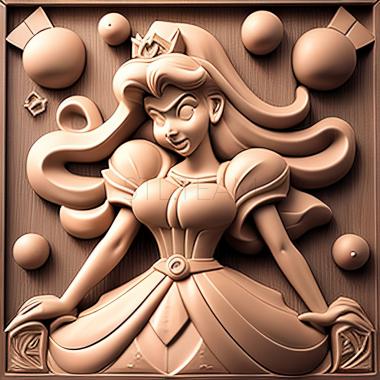 3D model st Princess Peach from Super Mario (STL)